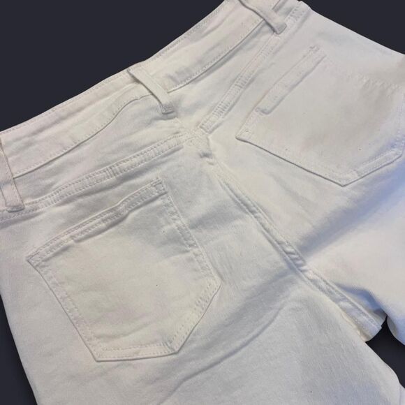 White Wide Leg Jeans Women's SZ 4 NWT - Picture 8 of 8